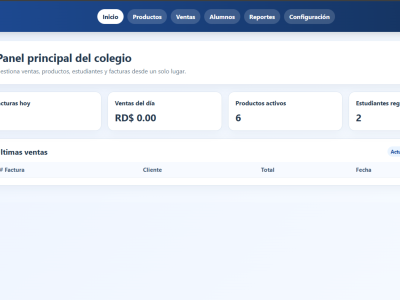 SISTEMAS DE FACTURACION ORIENTADO A TU EMPRESA